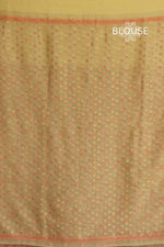 Yellow Kani Chanderi Silk Saree