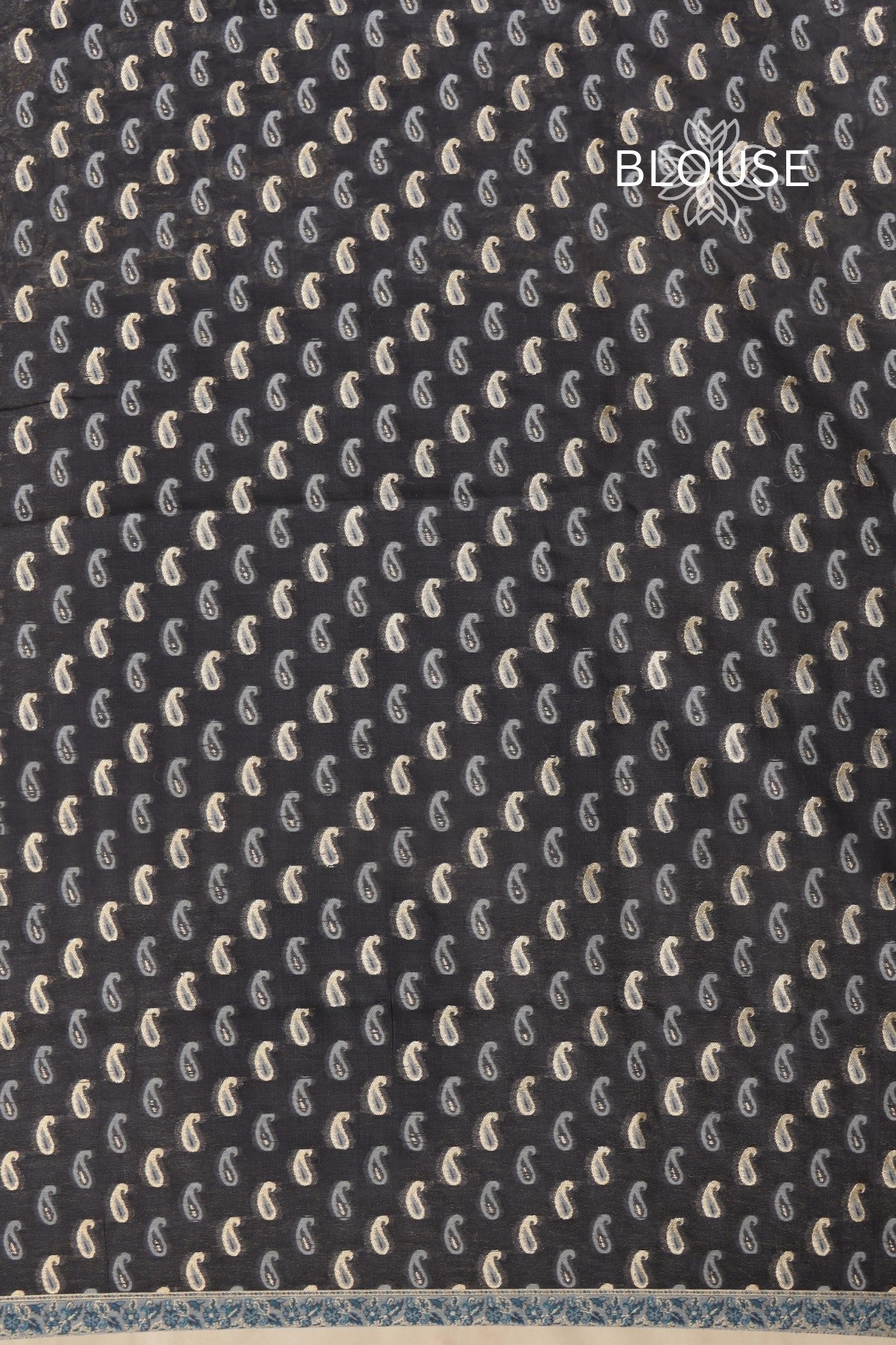 Kashmiri Kani Handwoven Sari Blouse