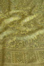 Mehandi Green Kani Chanderi Silk Saree