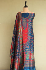 Ink Blue Kani Silk Suit