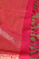 Black Kani Kanjivaram Silk Saree