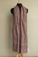 Beige Kani Men Fine Wool Shawl