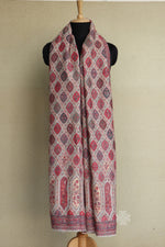 Beige Kani Men Fine Wool Shawl