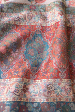 Beige Floral Kani Silk Dupatta