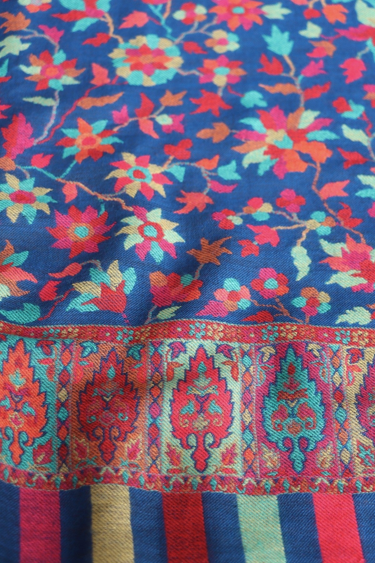 Kani Pashmina Wool Saree