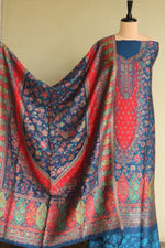 Ink Blue Kani Silk Suit