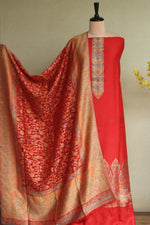 Red and gold traditional outfit