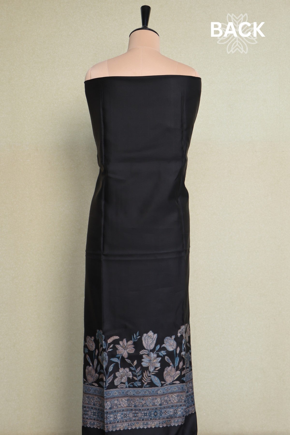 Black Kani Organza Silk Suit