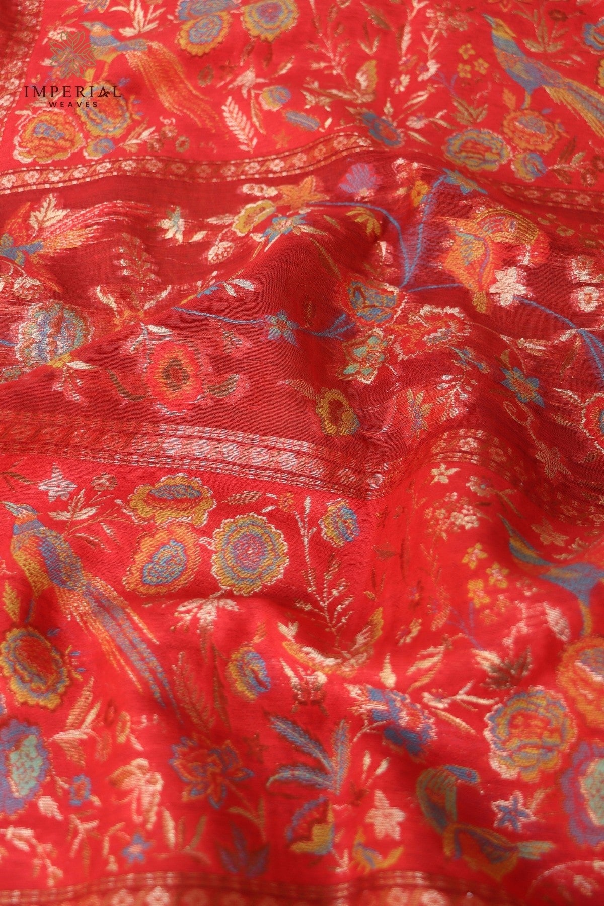 Red Kani Silk Suit