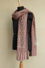 Beige Kani Men Fine Wool Shawl