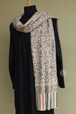 Off White Kani Men Fine Wool Shawl