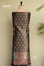 Black Kani Tissue Silk Suit