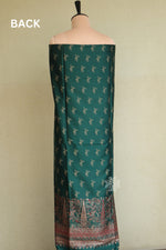 Green Kani Silk Suit with Zari Dupatta