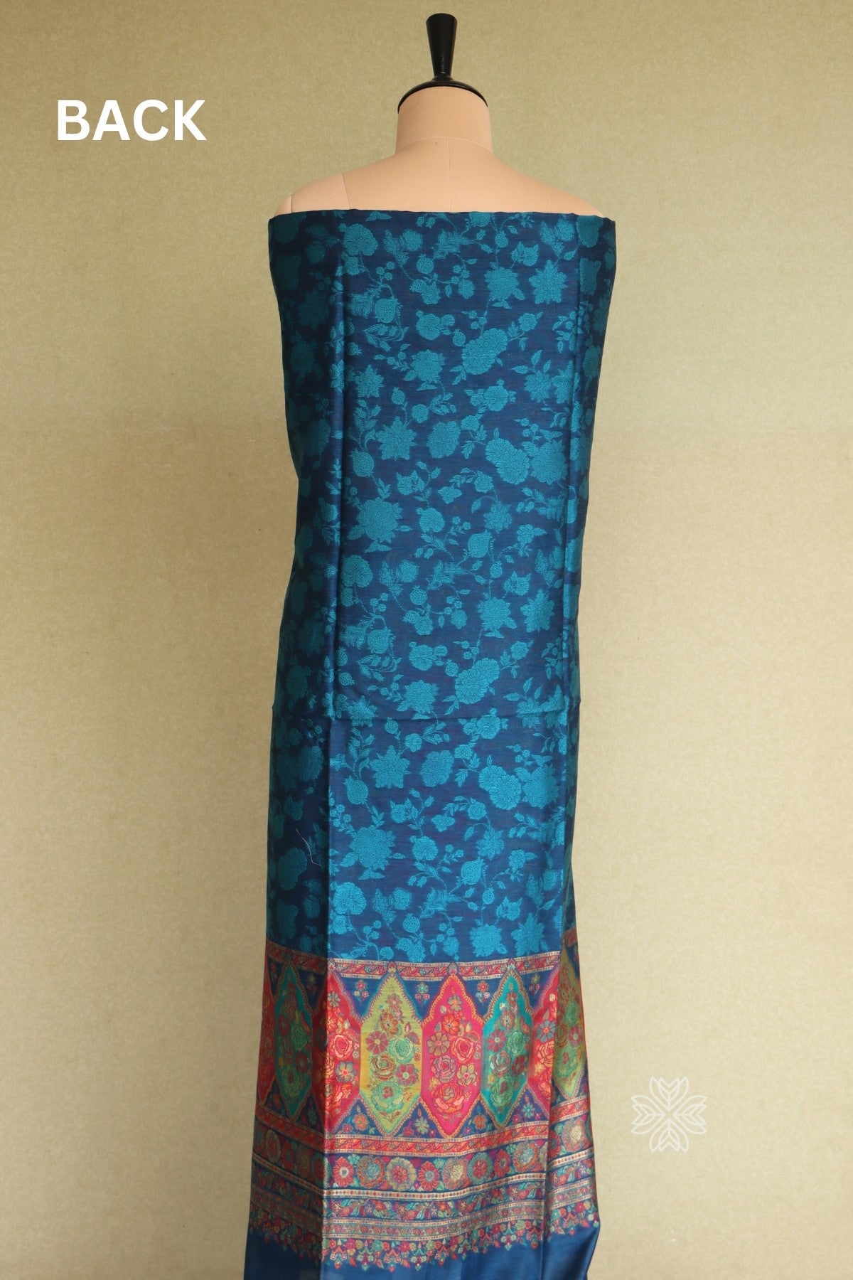 Ink Blue Kani Silk Suit