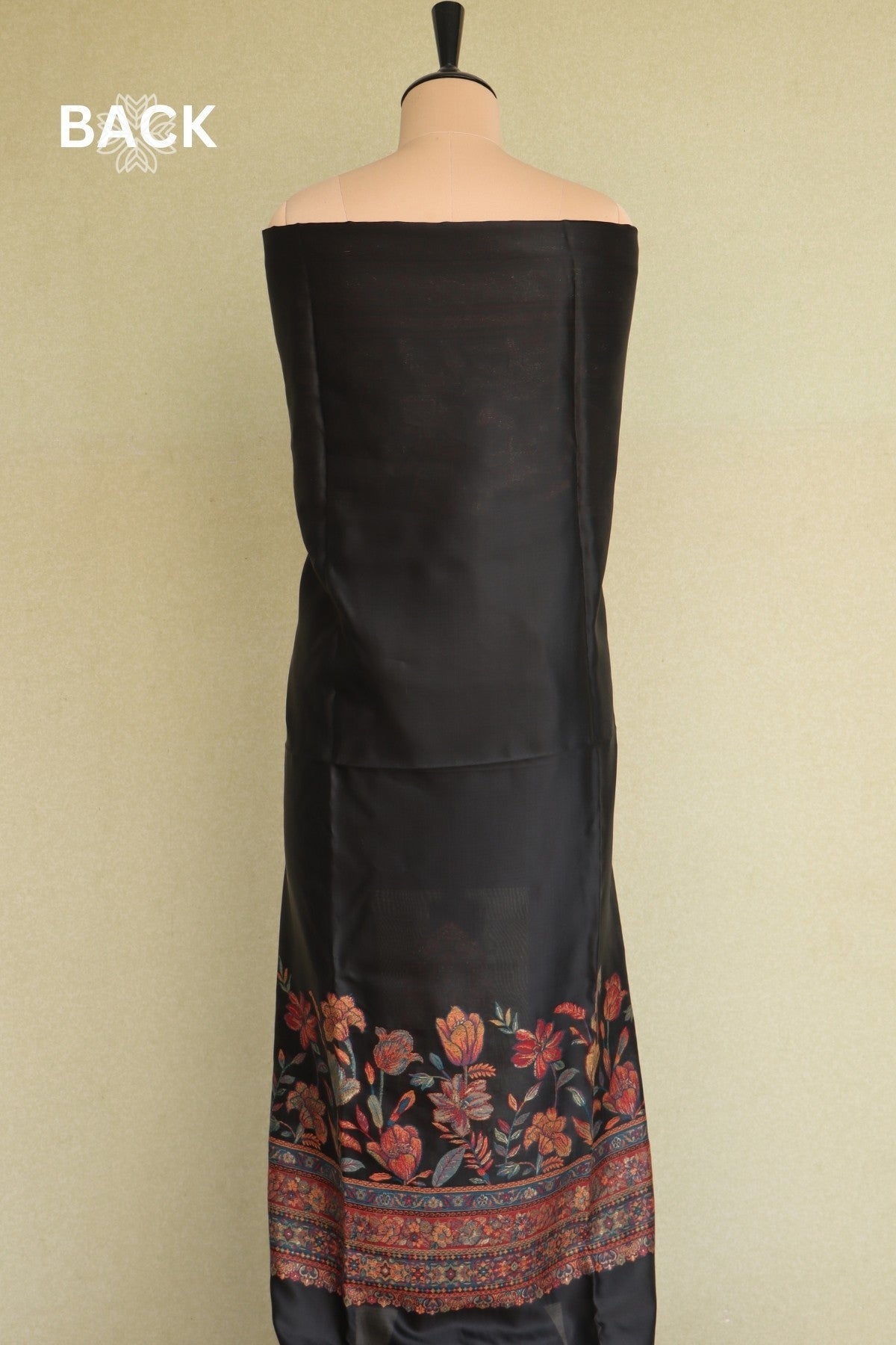 Black Kani Silk Suit