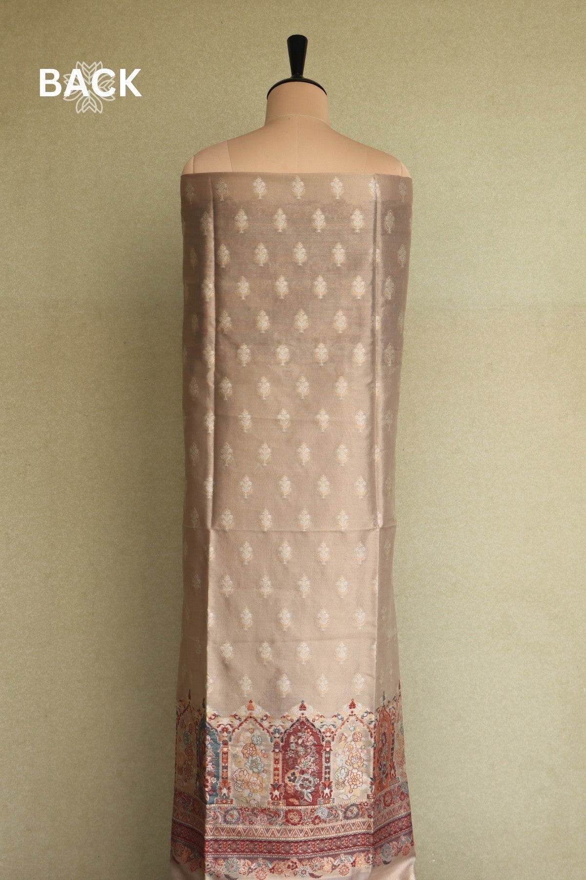 Golden Kani Tissue Silk Suit