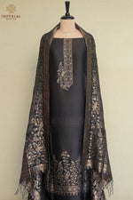 Black Kani Silk Suit