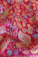 Wine Kani Kanjivaram Silk Saree