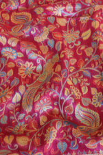 Wine Kani Kanjivaram Silk Saree