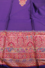 Purple Kani Silk Suit with Allover Dupatta