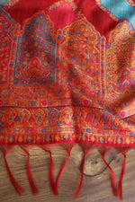Red Kani Silk Suit