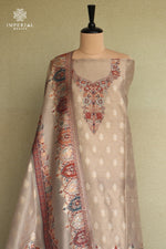 Golden Kani Tissue Silk Suit