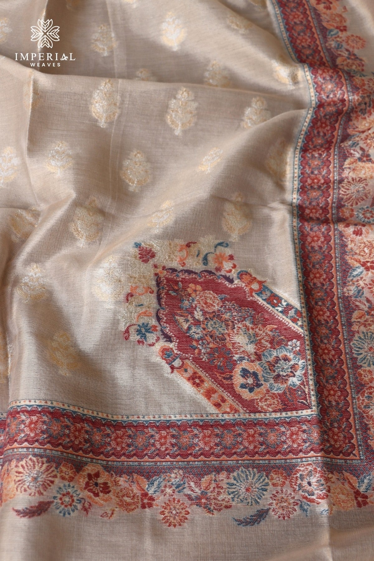 Golden Kani Tissue Silk Suit