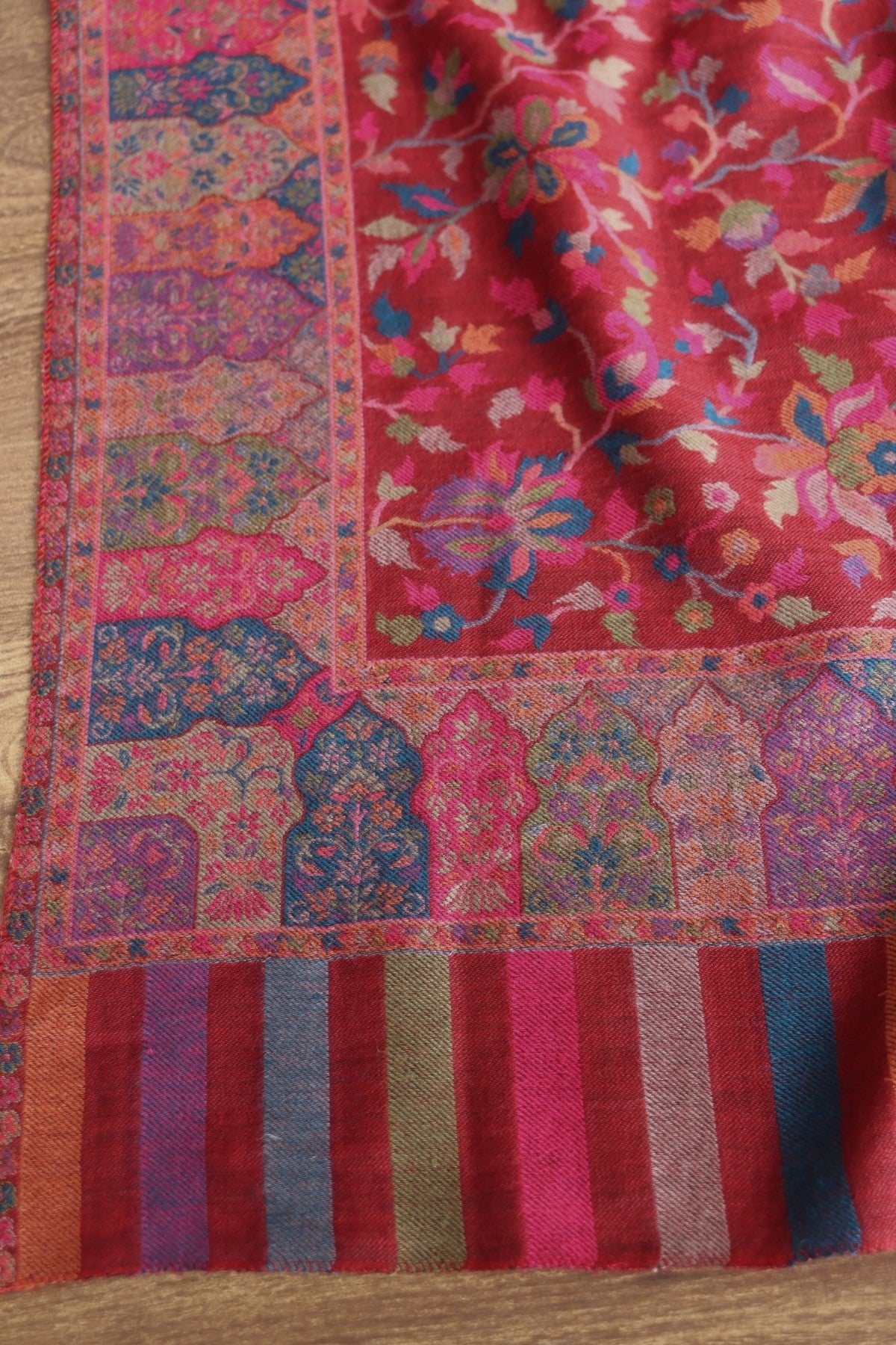 Kani Cashmere Wool Saree