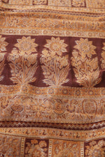 Brown Kani Chanderi Silk Saree