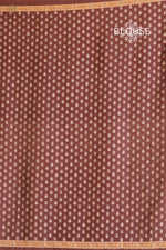 Brown Kani Chanderi Silk Saree