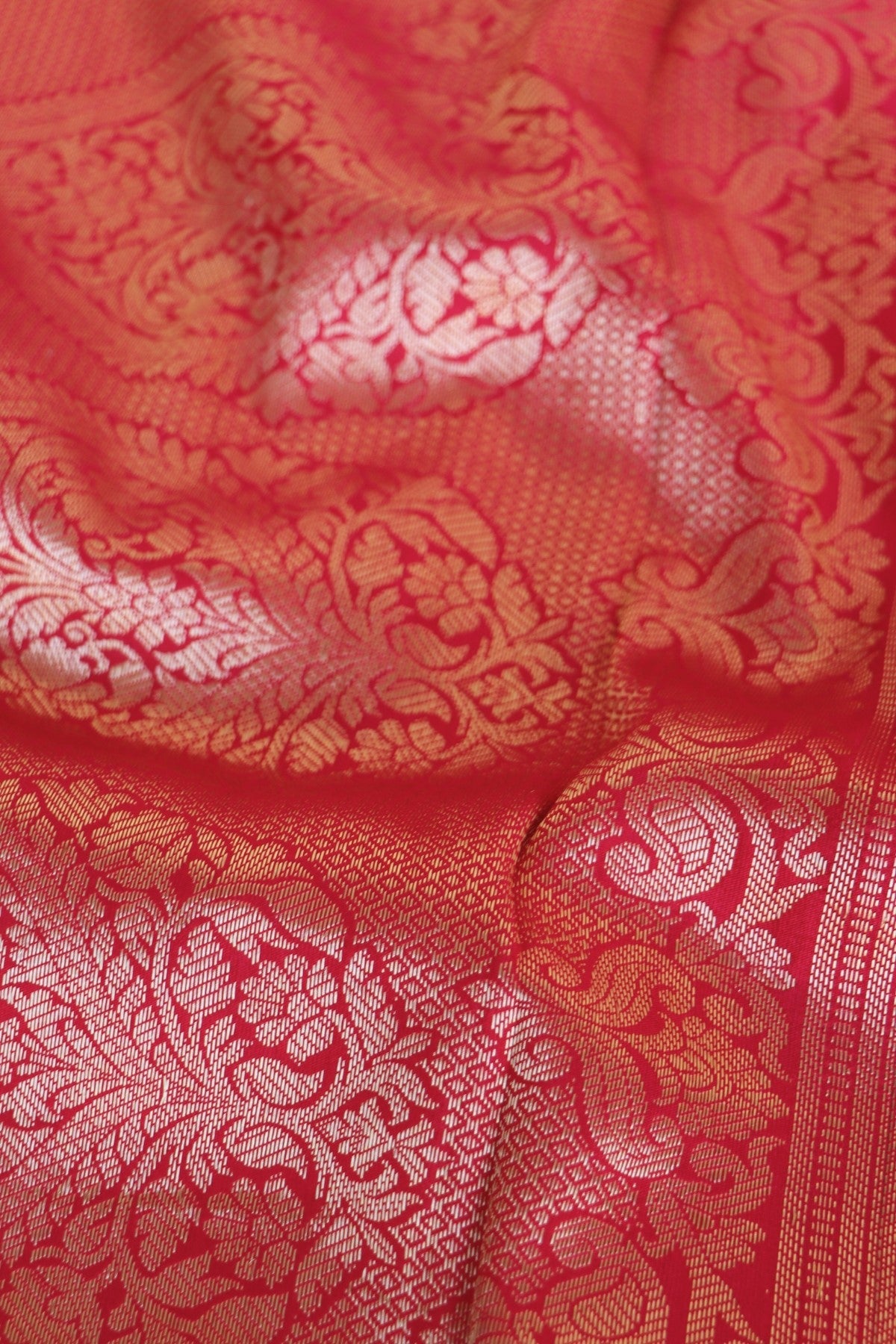 Wine Kani Kanjivaram Silk Saree
