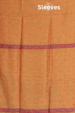 Yellow Kani Silk Linen Suit with Zari