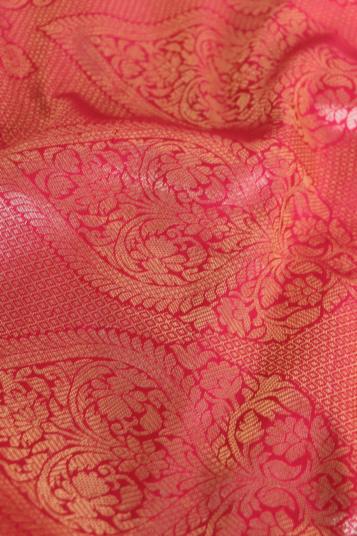 Wine Kani Kanjivaram Silk Saree
