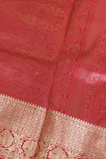 Wine Kani Kanjivaram Silk Saree