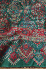 Green Kani Jamawar Fine Wool Shawl
