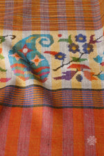 Mustard Yellow Kani Pashmina Shawl