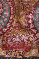Kashmiri Embroidered Fine Wool Shawl for ladies