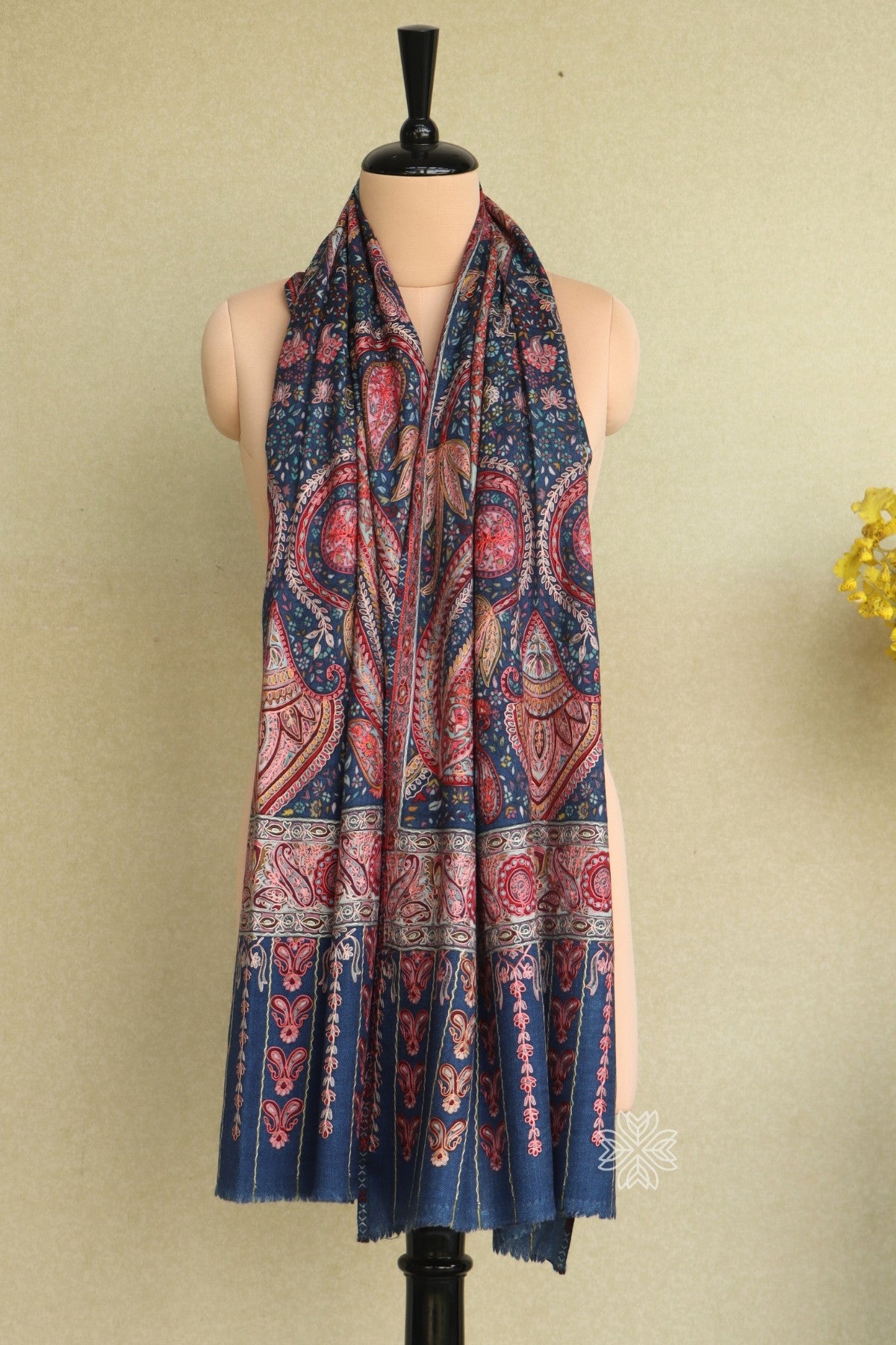 Kashmiri Embroidered Scarf