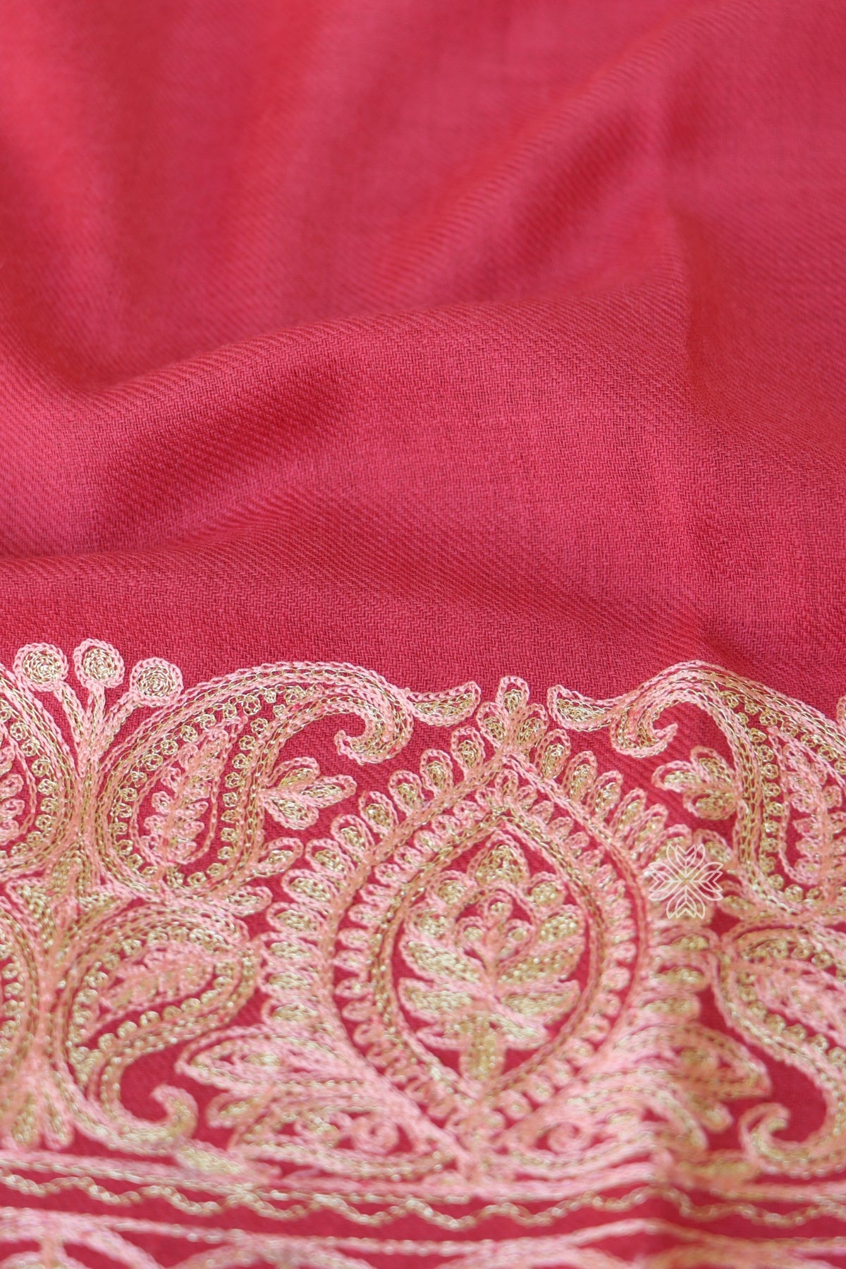 Kashmiri Embroidered Woolen Wrap