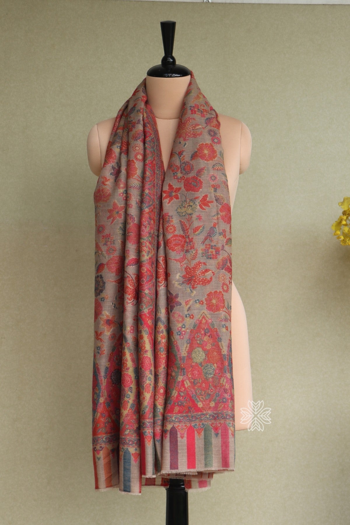 Kashmiri Kani Fine Wool Shawl