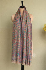 Beige Kani Fine Wool Shawl