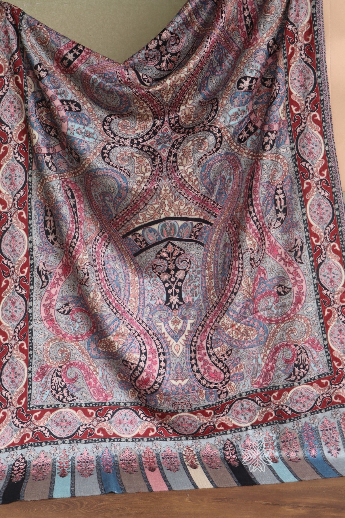 Kashmiri Embroidery Wrap for wedding
