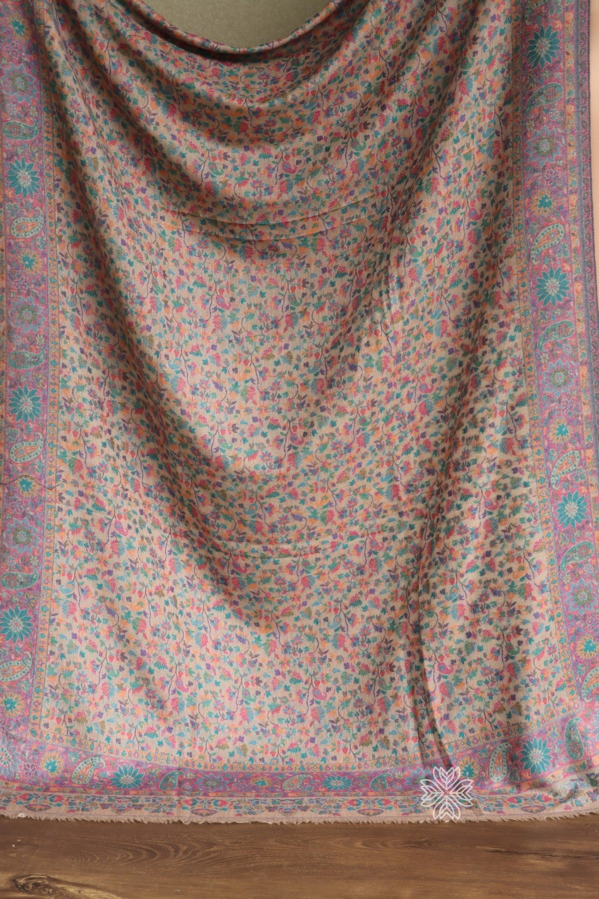 Beige Kani Shawl