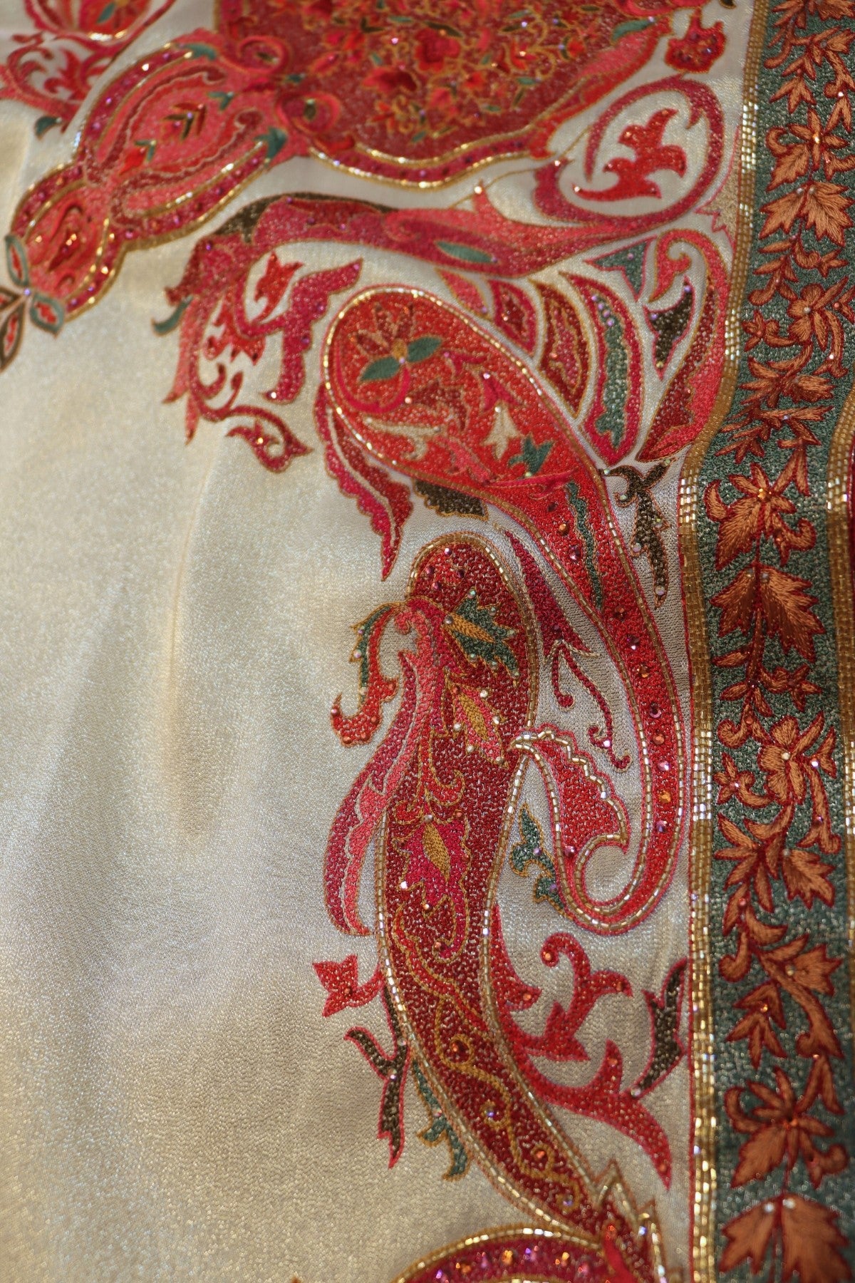 Kashmiri Jamawar Tissue Saree