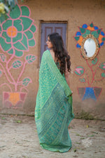 Green Kani Chanderi Silk Saree