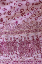 Mauve Pink Kani Chanderi Silk Saree
