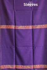 Purple Kani Silk Suit with Allover Dupatta