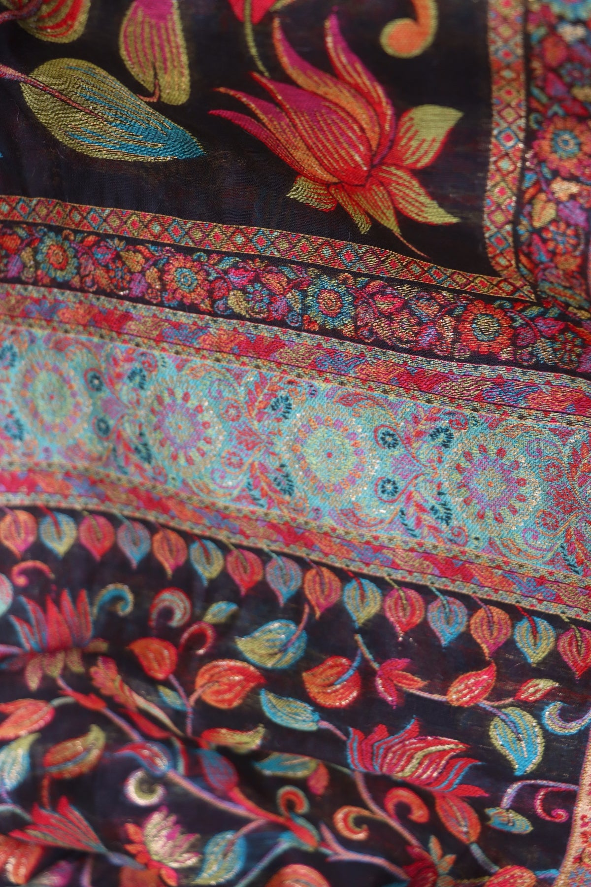 Kashmiri Kani Silk Saree