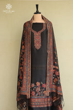 Black Kani Silk Suit