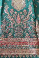 Green Kani Silk Suit with Zari Dupatta